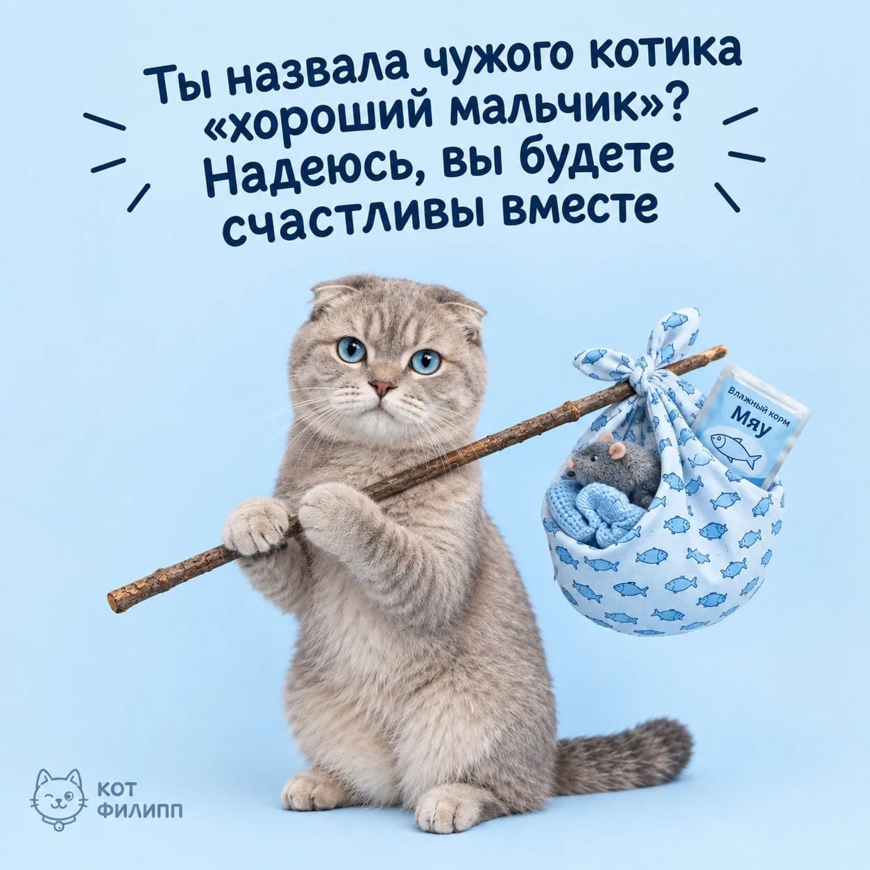Ты назвала чужого котика хороший мальчик? Надеюсь, вы будите вместе счастливы😆