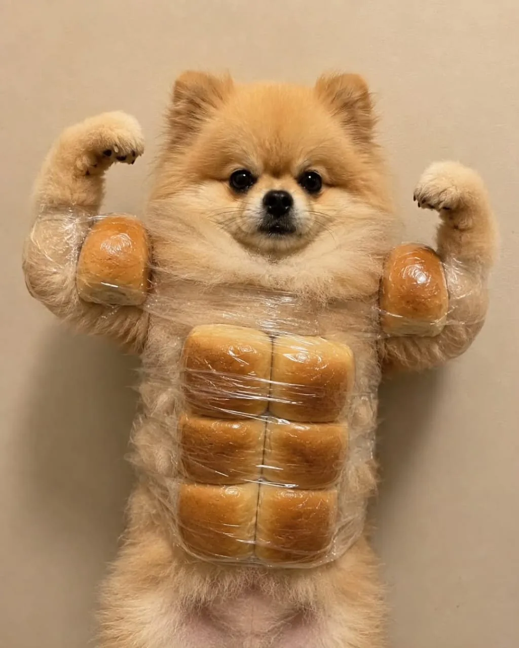 Пресс за 30 минут. Главное  правильно разложить булочки. 💪🥖