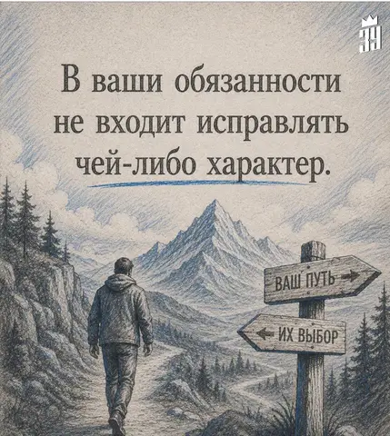 Иди прямо не смотри назад и бога не забудь
