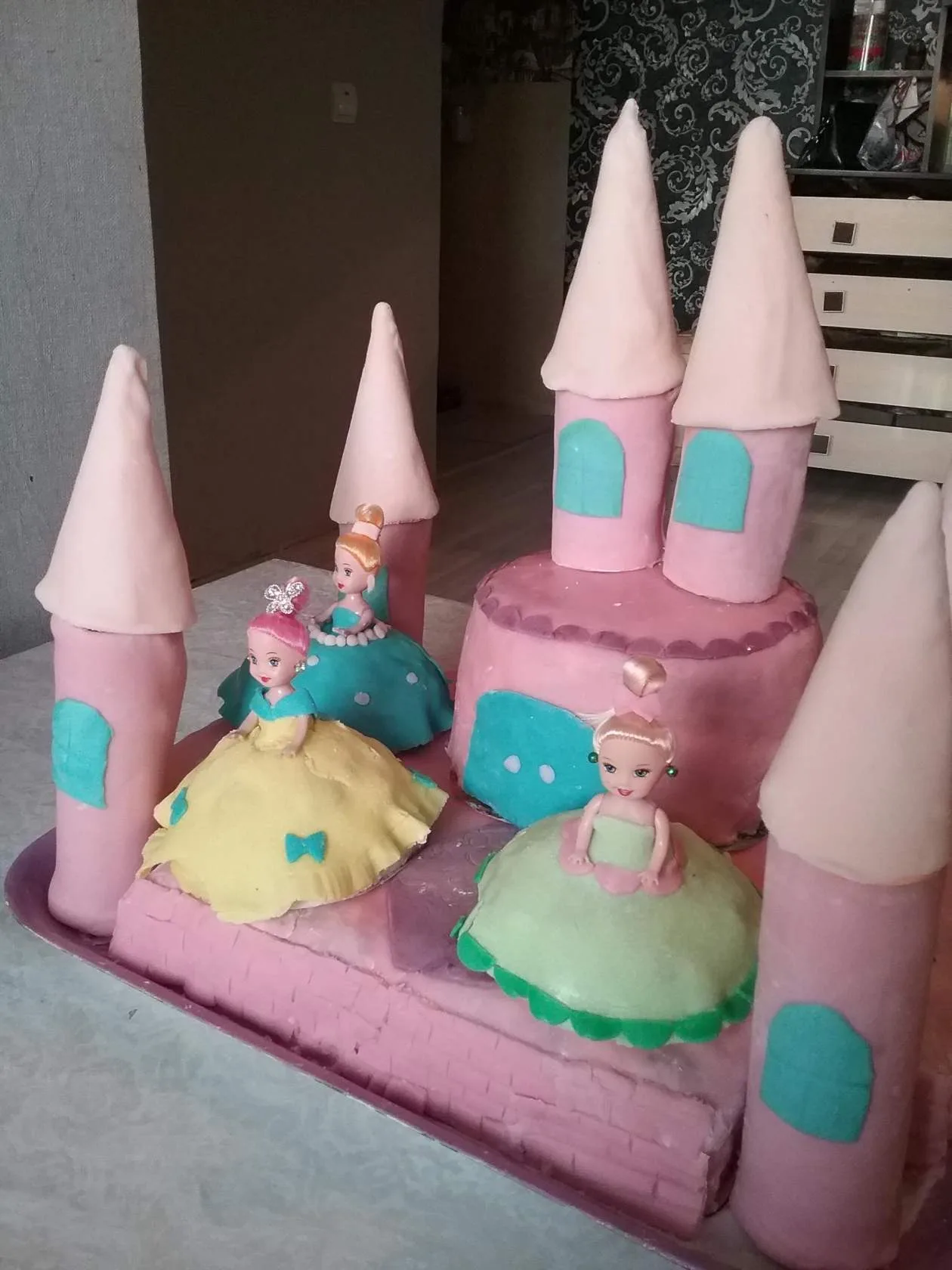 Мои первые торты. 🎂💖 Ради детей на что только не пойдёшь! 2017 год