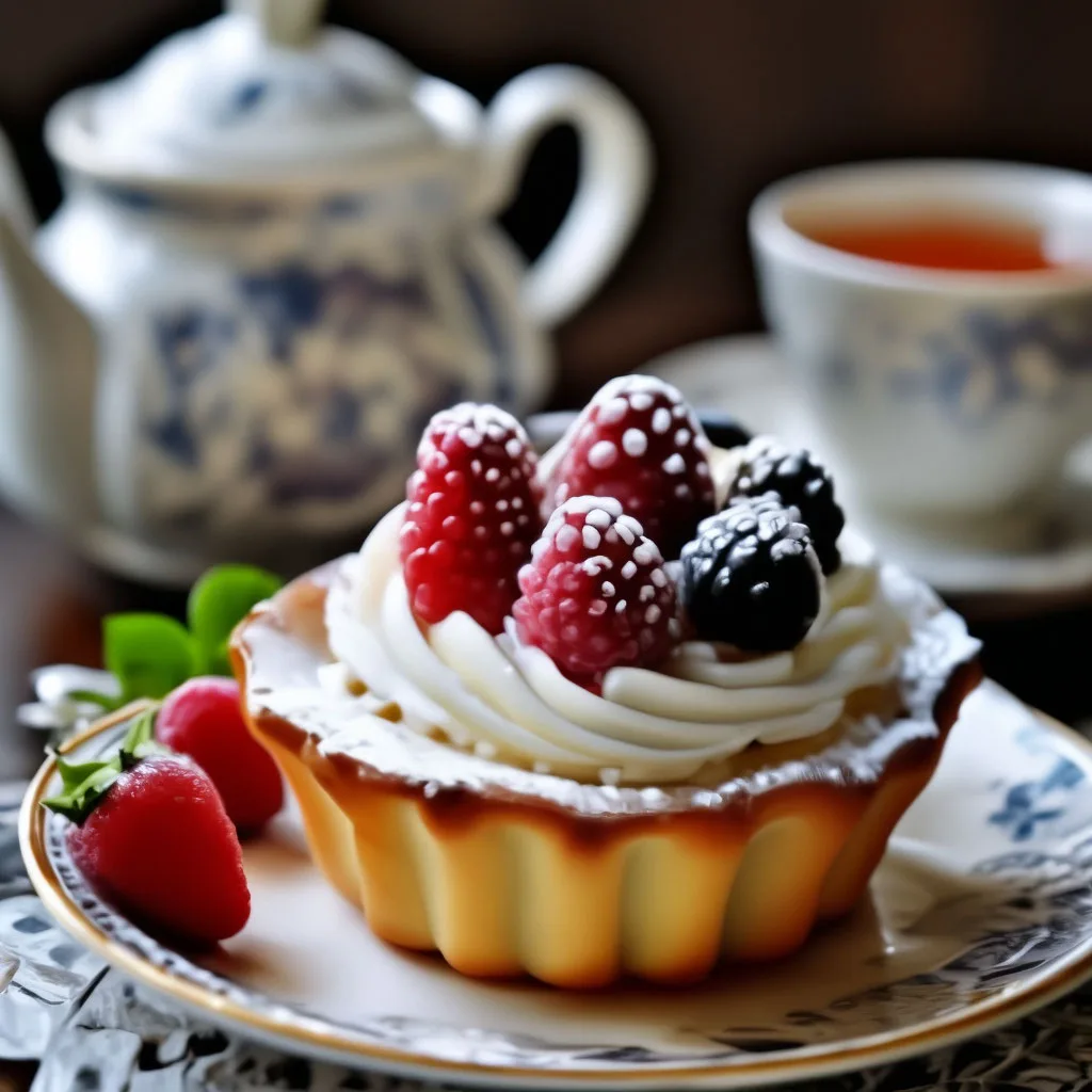 Десерт к чаю тоже готов🍓